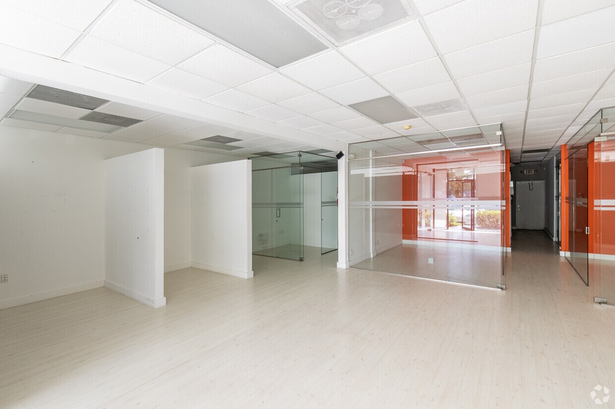 Glass-partitioned office area inside Unit 6304